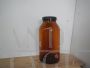 Barattolo da farmacia vintage in vetro