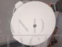 Sgabello Charles Ghost alto di Philippe Starck per Kartell in plastica bianca