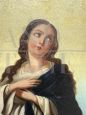 Immacolata concezione - dipinto antico olio su tela di scuola italiana