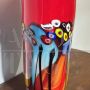 Vaso in vetro di Murano con Murrine Millefiori