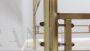 Letto vintage attr. Luciano Frigerio in ottone dorato, anni '70