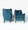Coppia di poltrone attr. Gio Ponti per ISA Bergamo, 1950                            