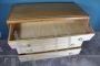 Cassettiera vintage in legno chiaro, Italia anni '50