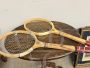 Coppia di racchette da tennis vintage Player Goodyear anni '60                            