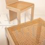 Set di 4 sedie design di Pierluigi Molinari per Pozzi con seduta in paglia di Vienna