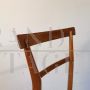 3 sedie vintage in legno, anni '50