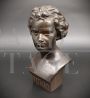 Scultura con busto di Beethoven, manifattura Signa dei primi del '900                            