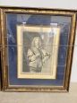 Coppia di incisioni del '600 con Dorothea e Philip Herbert IV di Van Dyck                            