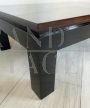 Tavolino da salotto vintage anni '50 in palissandro laccato nero                            