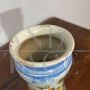 Vaso da farmacia antico in ceramica Albarello, Napoli XVIII secolo
