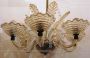 Lampadario in vetro di Murano anni '40 stile Barovier