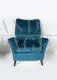 Coppia di poltrone attr. Gio Ponti per ISA Bergamo, 1950                            