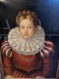 Ritratto di dama - dipinto olio su tela, copia da Agnolo Bronzino