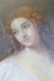 Dipinto su tavola con riproduzione della Flora di Tiziano, primi '900