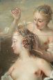 Dipinto antico olio su tela alla maniera di Francois Boucher
