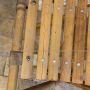 Coppia di sgabelli da pescatore vintage in bamboo