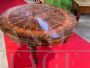 Tavolo Palladiano antico intarsiato allungabile a manovella
