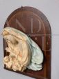 Madonna capoletto in maiolica policroma Signa, Toscana anni '40