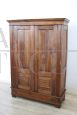 Piccolo armadio antico in pioppo del XIX secolo                            