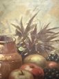 Dipinto natura morta con frutta, olio su tela 1925                            