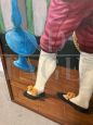 Omaggio a Watteau - dipinto con fanciullo in costume di L. Palermo, 1981