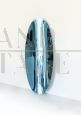 Specchio design blu concavo                            