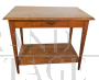 Tavolino banchetto vintage con ripiano, 1960                            