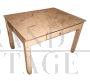 Tavolo da cucina vintage con piano in marmo, cassetto, tagliere e mattarello                            