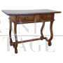Tavolo fratino antico del XVII secolo in rovere                            