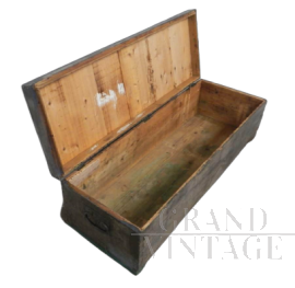 Baule in legno di abete anni '40