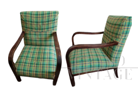 Coppia di poltrone Art Déco anni '50