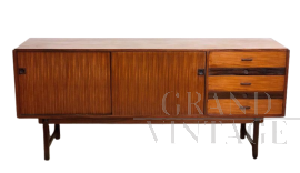 Credenza sideboard Barovero per Selex in teak anni '60                            