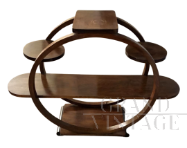 Fioriera liberty da interno in legno curvato                            