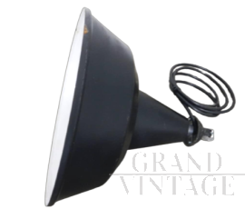 Lampada a sospensione industriale vintage, diametro 30 cm