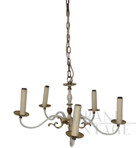 Lampadario vintage Kaiser Leuchten, anni '60