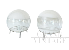 Lampade da tavolo in stile Sfera di Angelo Mangiarotti per Skipper                            