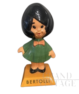 Personaggio pubblicitario del Carosello Olivella Bertolli in ceramica, anni '60                            