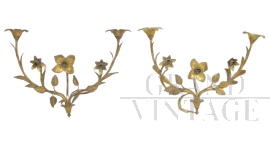 Coppia di appliques in bronzo