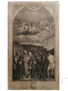 Papa Clemente XIV - Stampa del 1773 