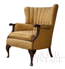 Poltrona design Danese gialla, anni '50                            