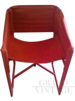 Sedia da regista vintage design Zanotta, originale anni '70  '80