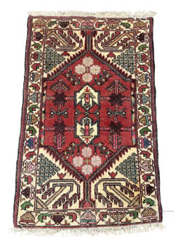 Tappeto persiano Hamedan vintage, 128 x 84 cm                            