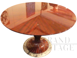 Tavolo Osvaldo Borsani anni '50 con base in marmo