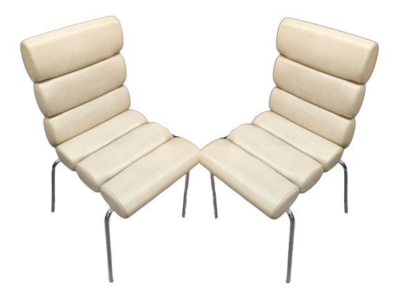 Pair of Joe Colombo style armchairs   