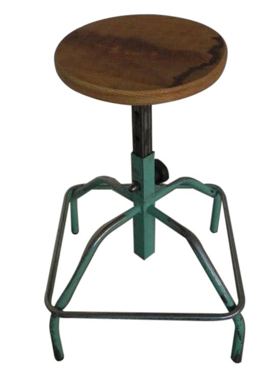 1950s industrial stool