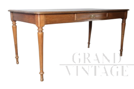 Antico tavolo in rovere massello del XIX secolo, epoca Luigi Filippo                            
