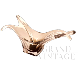 Centrotavola vintage in vetro di Murano sommerso anni '60                            