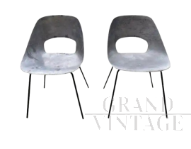 Coppia di sedie Tulipe di Pierre Guariche