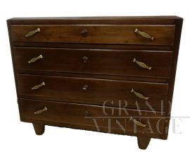 Comò cassettone del periodo art déco                            