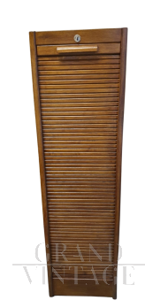 Mobile da ufficio schedario a serrandina in rovere                            